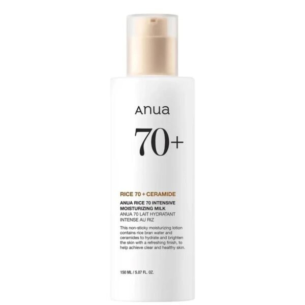 Anua Rice 70+ Ceramide Intensive Moisturizing Milk - 150ml