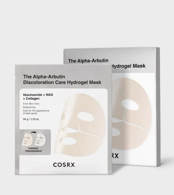 COSRX THE ALPHA ARBUTIN DISCOLORATION CARE HYDROGEL MASK
